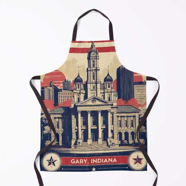 Item preview, Gary Indiana 1950s USA Vintage Travel Tourism designed and sold by TravelersGems.