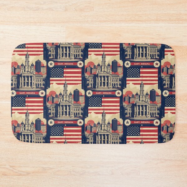 Item preview, Gary Indiana 1950s USA Vintage Travel Tourism designed and sold by TravelersGems.