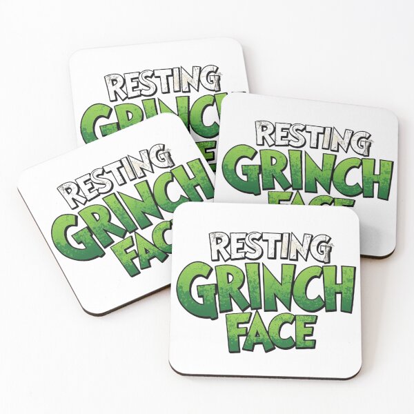 Item preview, Funny Holiday Quote Green and White Grinch Slogan designed and sold by Vallentinez.