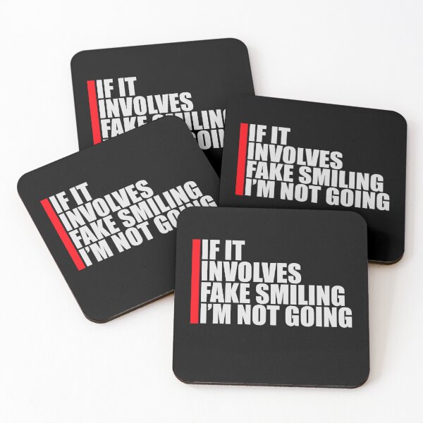 Item preview, If It Involves Fake Smiling I'm Not Going Introvert designed and sold by shirt-o-mat.