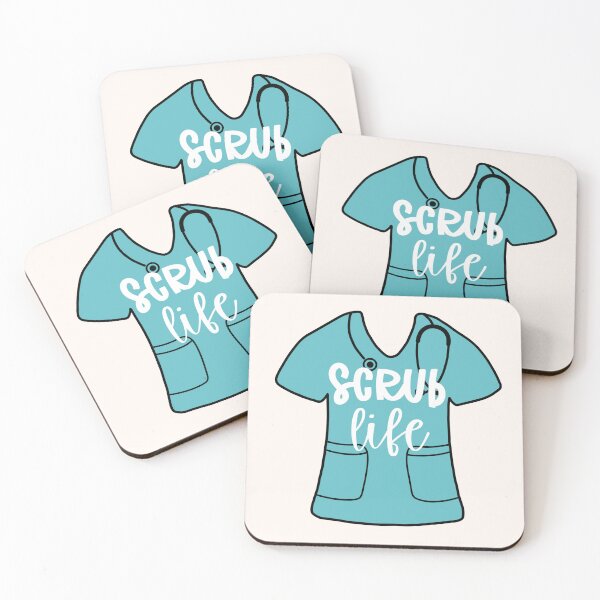 Item preview, Scrub life - blue colors  designed and sold by mikasa.art.