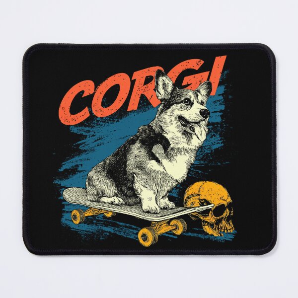 Item preview, Corgi on Skateboard – Cool Dog Street Art Vintage Design designed and sold by Absyntart.