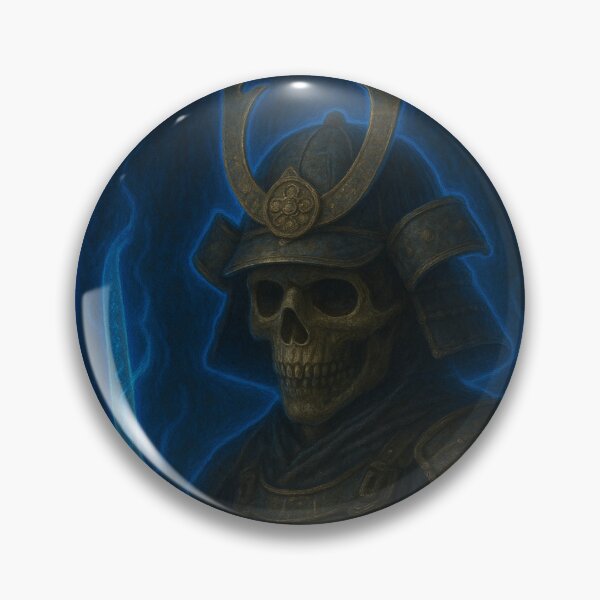 Item preview, Soulforged Samurai – Guardian of the Blue Flame designed and sold by Keios Cool Apparel.