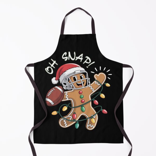 Item preview, Funny Gingerbread Man Xmas Holiday Oh Snap Gingerbreadman Christmas Football designed and sold by ZACK ART.