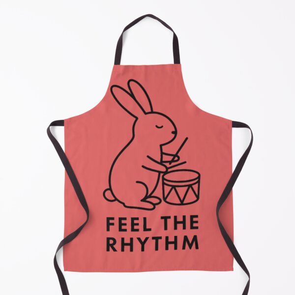 Item preview, Feel the Rhythm – Drumming Rabbit Line Art designed and sold by Dogandesighn.
