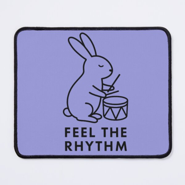 Item preview, Feel the Rhythm – Drumming Rabbit Line Art designed and sold by Dogandesighn.