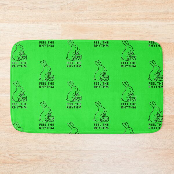Item preview, Feel the Rhythm – Drumming Rabbit Line Art designed and sold by Dogandesighn.
