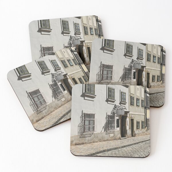 Item preview, Street with cobblestone road and old buildings in 1st district, Vienna  designed and sold by goceris.