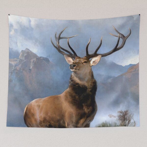 Item preview, Red Deer Stag in Mountain Landscape - Edwin Landseer designed and sold by Jon-Baran.