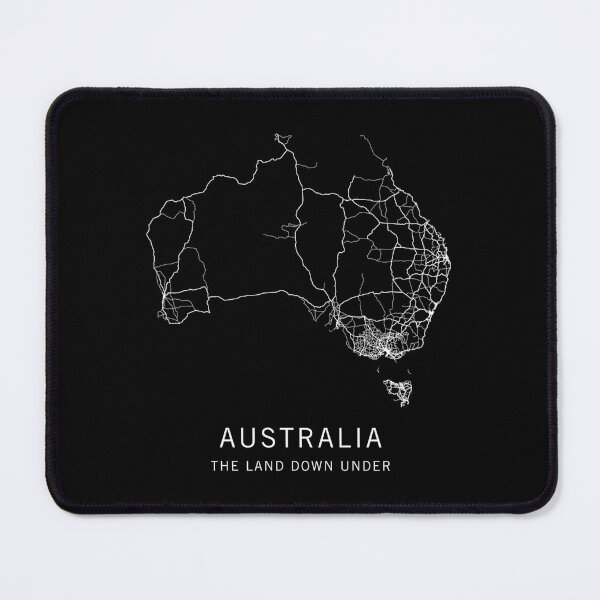 Item preview, Australia Road Map designed and sold by clarkstpress.