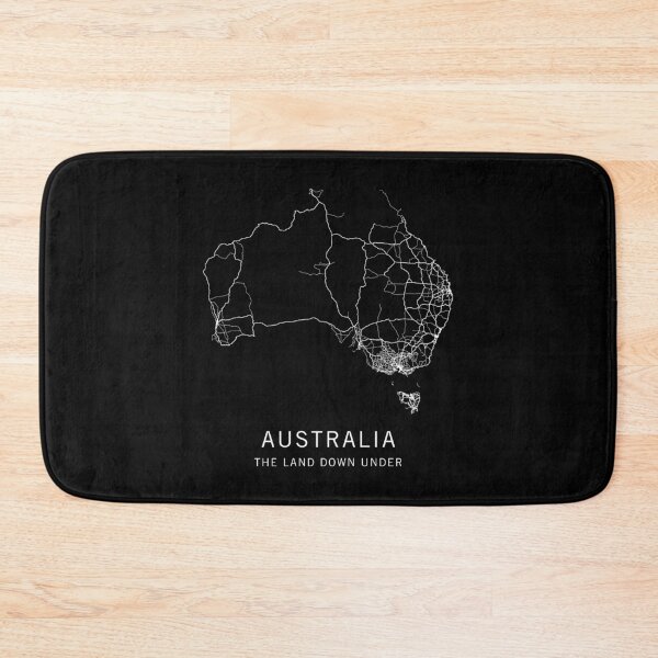 Item preview, Australia Road Map designed and sold by clarkstpress.
