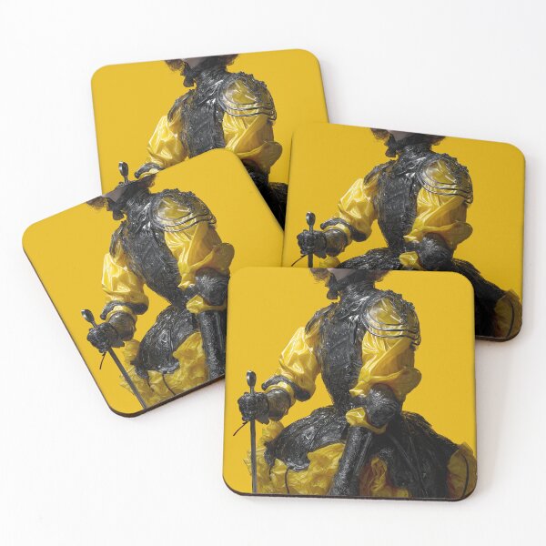 Item preview, Lady knight in yellow - glamorous fashion portrait designed and sold by KsaveraArt.