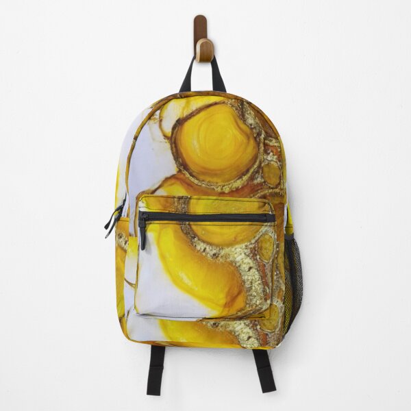 Item preview, Klimt light alcohol ink with gold oil streaks, backlit, graphic art graffiti illustration picture, yellow gold glitter designed and sold by gulka8.