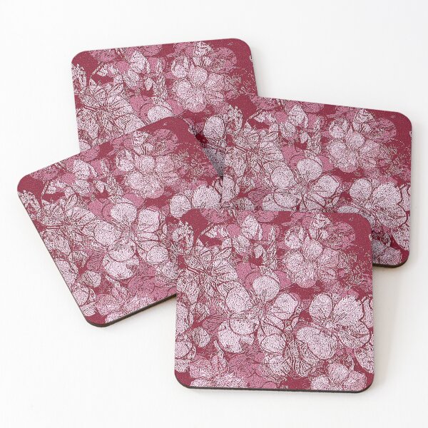 Item preview, Burgundy floral design designed and sold by Marju Rose.