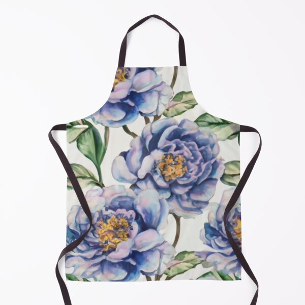 Item preview, logo graphic graffiti floral picture illustration, blue peony patter,watercolor designed and sold by gulka8.