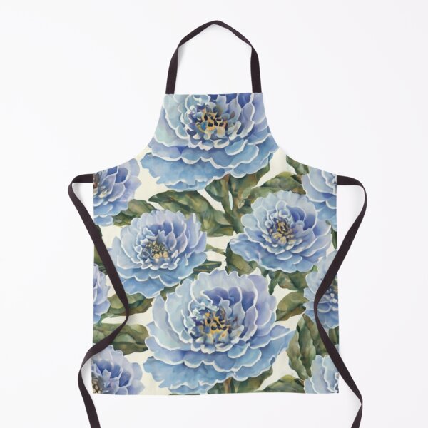 Item preview, logo graphic graffiti floral picture illustration, blue peony pattern, watercolor, designed and sold by gulka8.