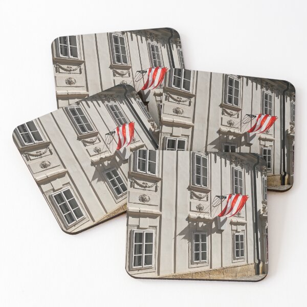Item preview, Old building with austrian flag on wall in 1st district , Vienna  designed and sold by goceris.