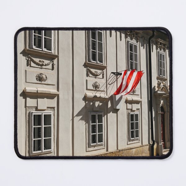 Item preview, Old building with austrian flag on wall in 1st district , Vienna designed and sold by goceris.