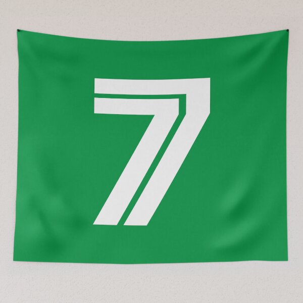 Item preview, Number 7, White Seven designed and sold by Jeallan Designs.