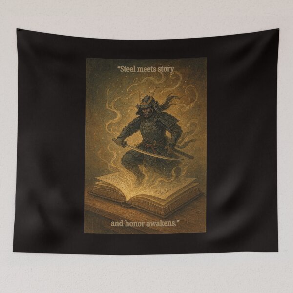 Item preview, "Steel meets story and honor awakens" designed and sold by Brickroad Dsigns.