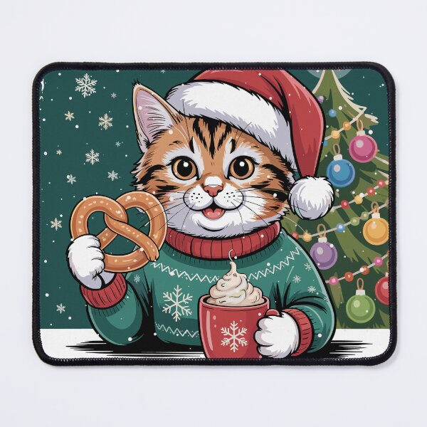 Item preview, Weihnachten Katze - Christmas Cat designed and sold by JessArty ⭐⭐⭐⭐⭐.