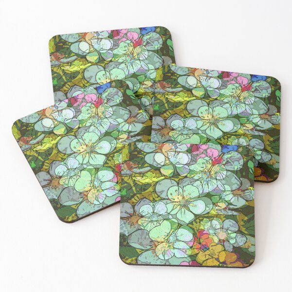 Item preview, Fantasy flowers multicolour designed and sold by Marju Rose.