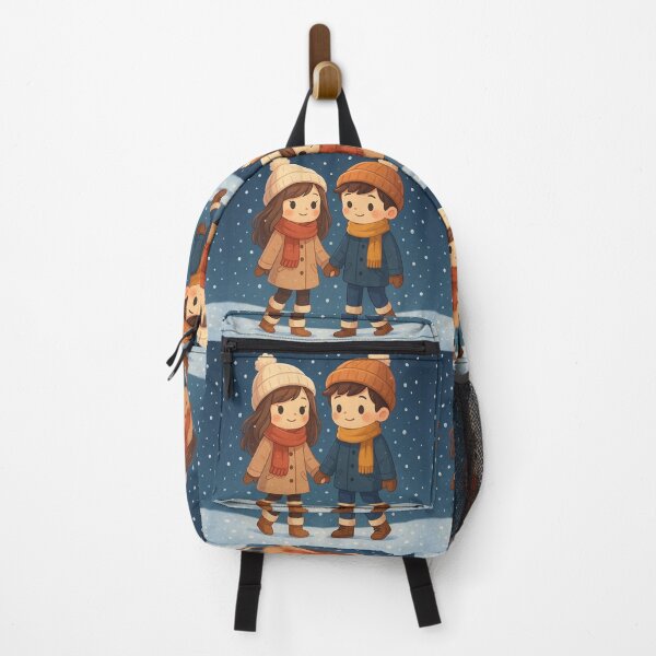 Item preview, Cute Winter Couple Holding Hands designed and sold by Sadia  Jannat.