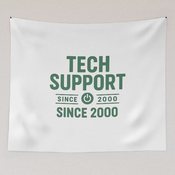Item preview, Tech Support Since 2000 - Retro Funny IT Design designed and sold by Work Life Tees.