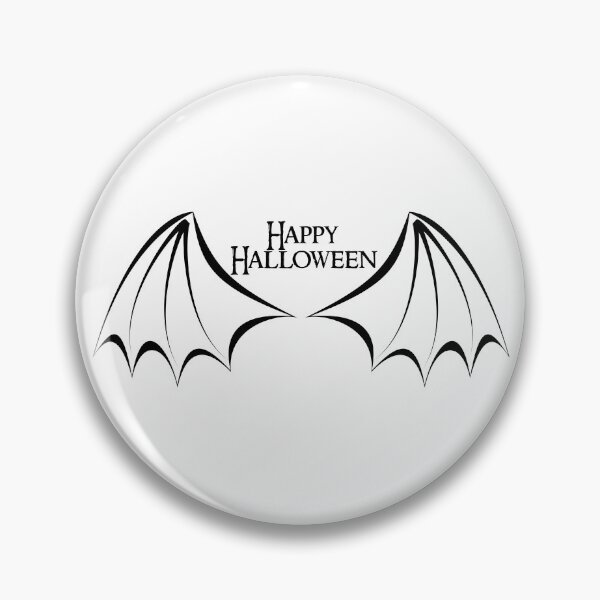 Item preview, Black Bat Wings Happy Halloween designed and sold by Risa-C.