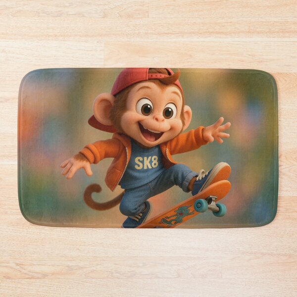 Item preview, Skater Chinese Zodiac Monkey designed and sold by Sillytoe.