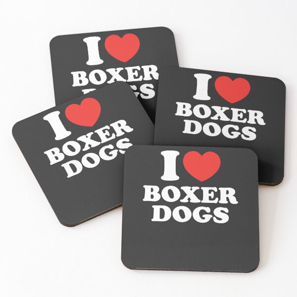 Item preview, I Love Boxer Dogs designed and sold by shitpostee.