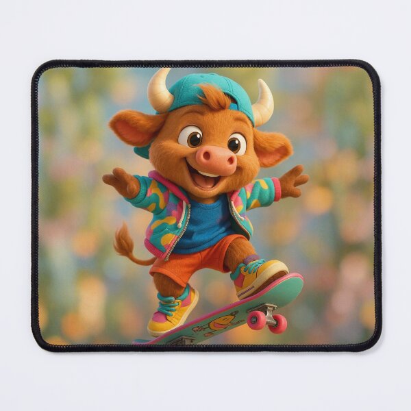 Item preview, Skater Chinese Zodiac Ox designed and sold by Sillytoe.