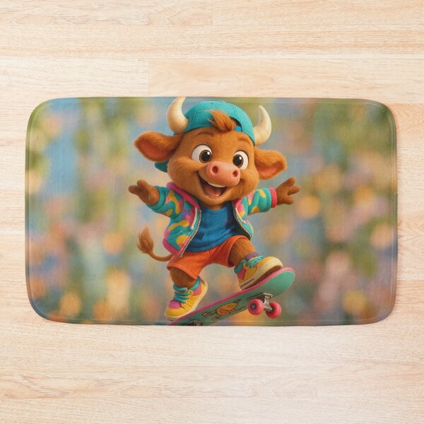 Item preview, Skater Chinese Zodiac Ox designed and sold by Sillytoe.