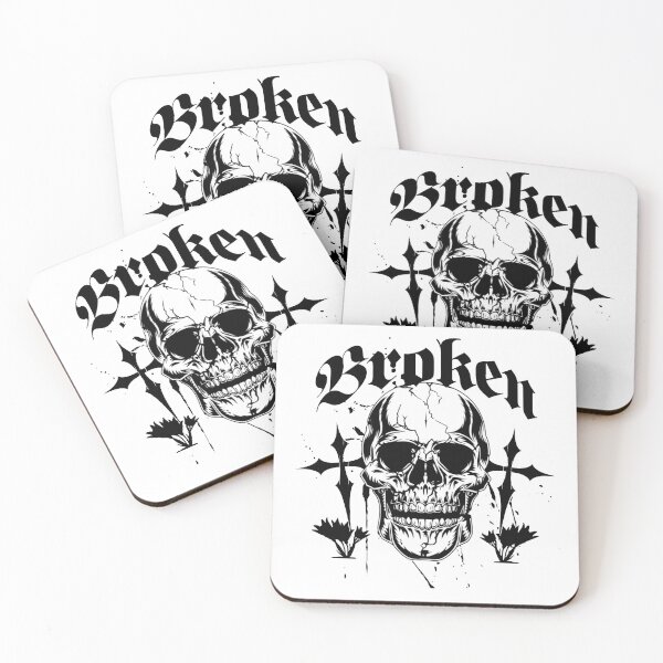Item preview, Broken Skull Gothic Dark Aesthetic designed and sold by Oniyasha.