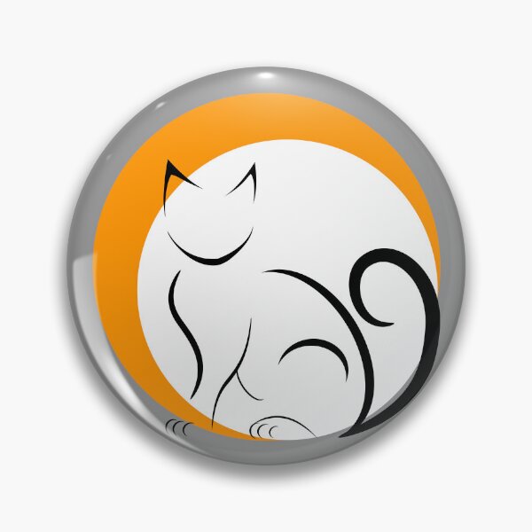Item preview, Gato negro con luna para Halloween designed and sold by Risa-C.