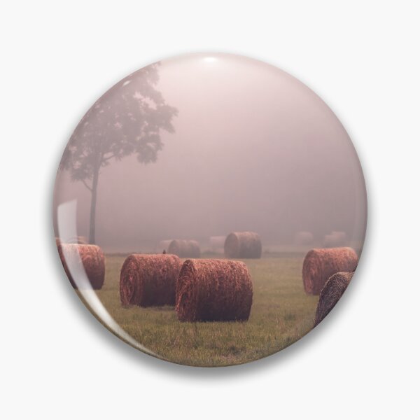 Item preview, Misty Hayfield Morning designed and sold by Jim Love.