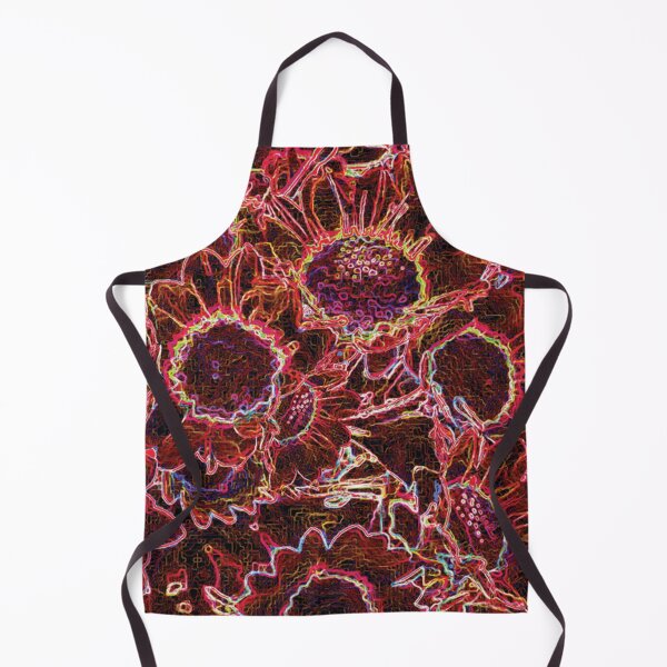 Item preview, Electric sunflowers designed and sold by Marju Rose.