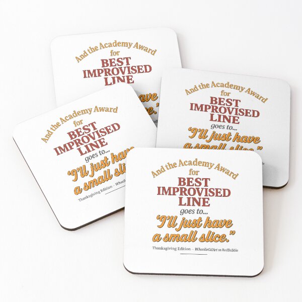 Item preview, Academy Award – Thanksgiving Edition – BEST IMPROVISED LINE designed and sold by WheelieGdArt.