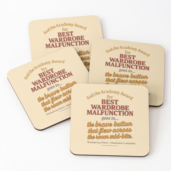 Item preview, Academy Award – Thanksgiving Edition – BEST WARDROBE MALFUNCTION - V2 designed and sold by WheelieGdArt.
