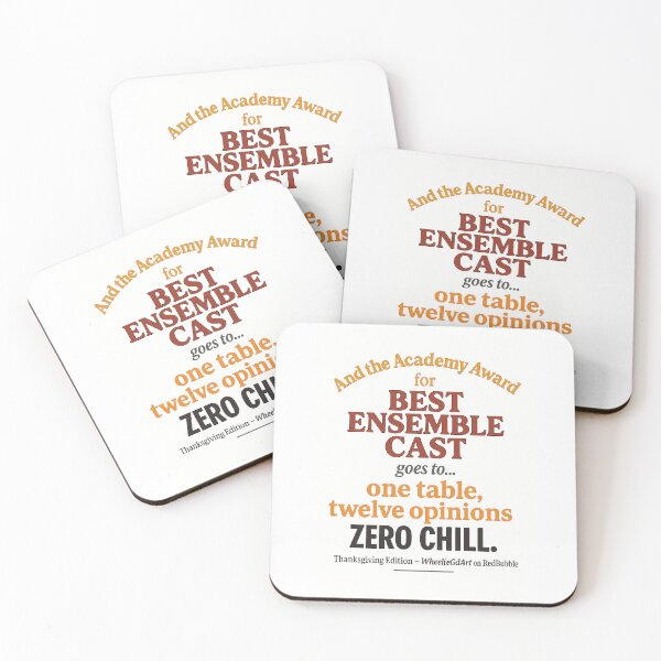 Item preview, Academy Award – Thanksgiving Edition – BEST ENSEMBLE CAST designed and sold by WheelieGdArt.
