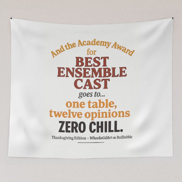 Item preview, Academy Award – Thanksgiving Edition – BEST ENSEMBLE CAST designed and sold by WheelieGdArt.