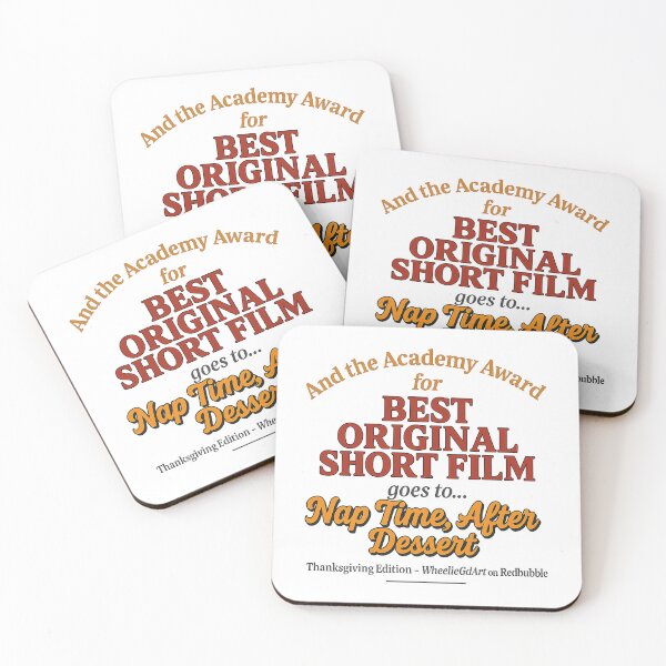 Item preview, Academy Award – Thanksgiving Edition – BEST ORIGINAL SHORT FILM - V2 designed and sold by WheelieGdArt.