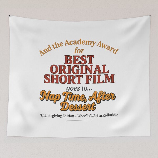Item preview, Academy Award – Thanksgiving Edition – BEST ORIGINAL SHORT FILM - V2 designed and sold by WheelieGdArt.