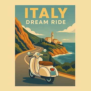 Artwork thumbnail, Italy Dream Ride by DesignShopAD