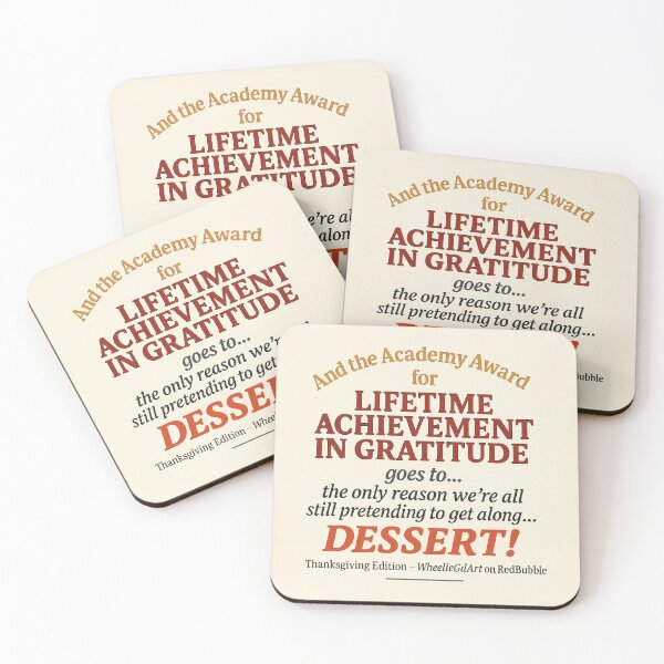 Item preview, Academy Award – Thanksgiving Edition – LIFETIME ACHIEVEMENT IN GRATITUDE - V2 designed and sold by WheelieGdArt.