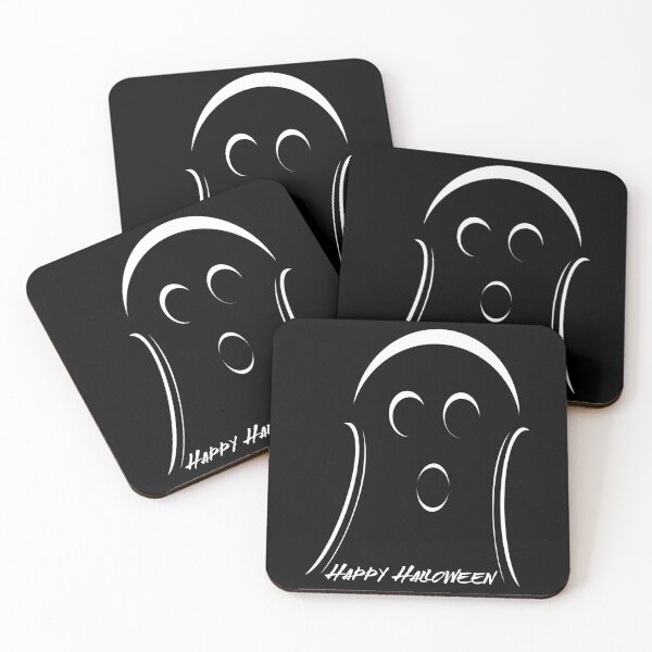 Item preview, Cute Ghost with Spooky Happy Halloween Message designed and sold by Risa-C.