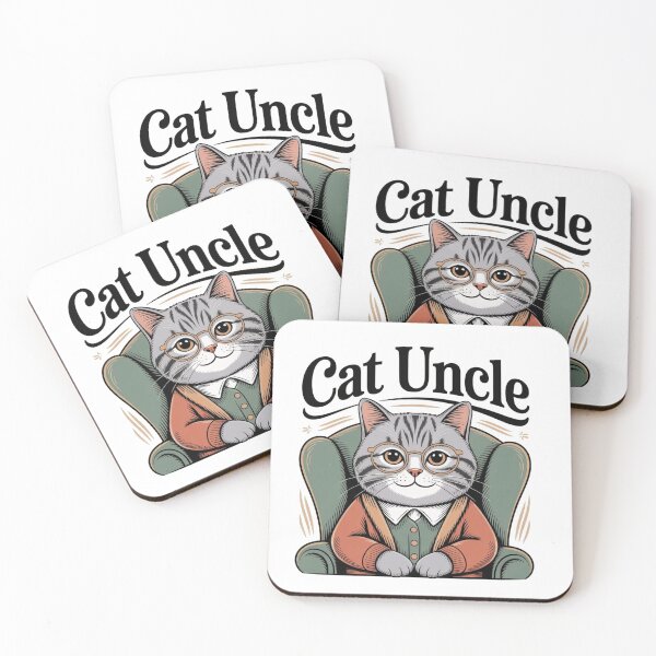 Item preview, Older Cat,Favorite Uncle,Cat Uncle designed and sold by missprint57.