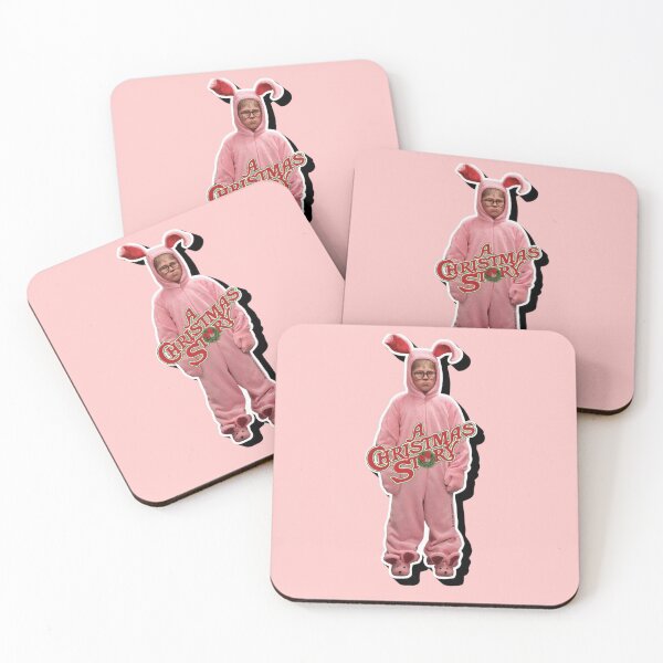 Item preview, A Christmas Story Boy in Pink Bunny Suit and Bunny Slippers Holiday Design designed and sold by MakersFolly.