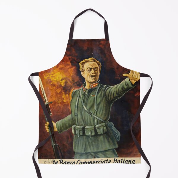 Item preview, Vintage Italian WWI Propaganda Poster | Soldier Art Print | Fiery Colors & Nationalism | Support the War Effort | History designed and sold by artofuniverse.