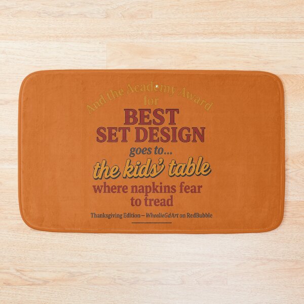 Item preview, Academy Award – Thanksgiving Edition – BEST SET DESIGN - V2 designed and sold by WheelieGdArt.